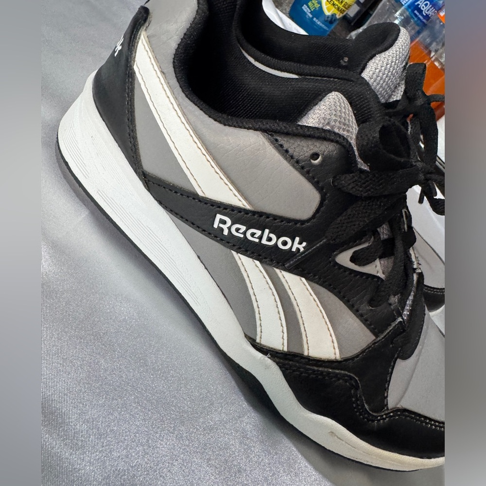 Reebok Black and Gray Retro-Inspired Sneakers